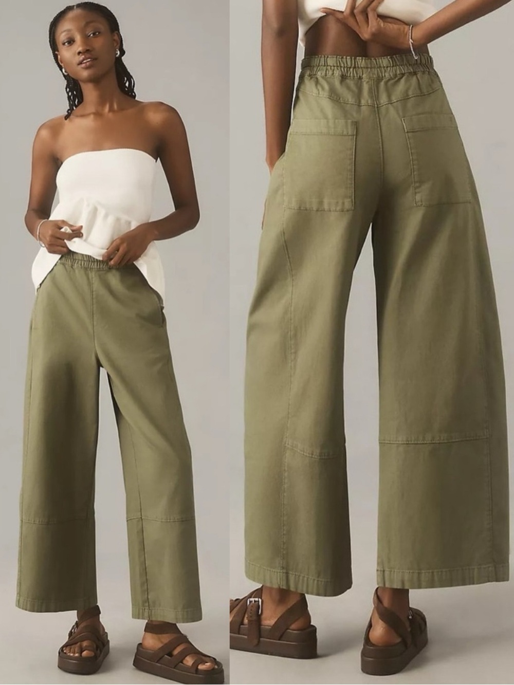 Anthropologie Pilcro The Izzie Relaxed Pull on Barrel Pants